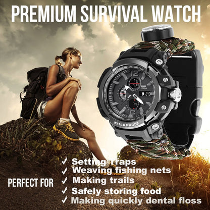 Military Style Survival Watch