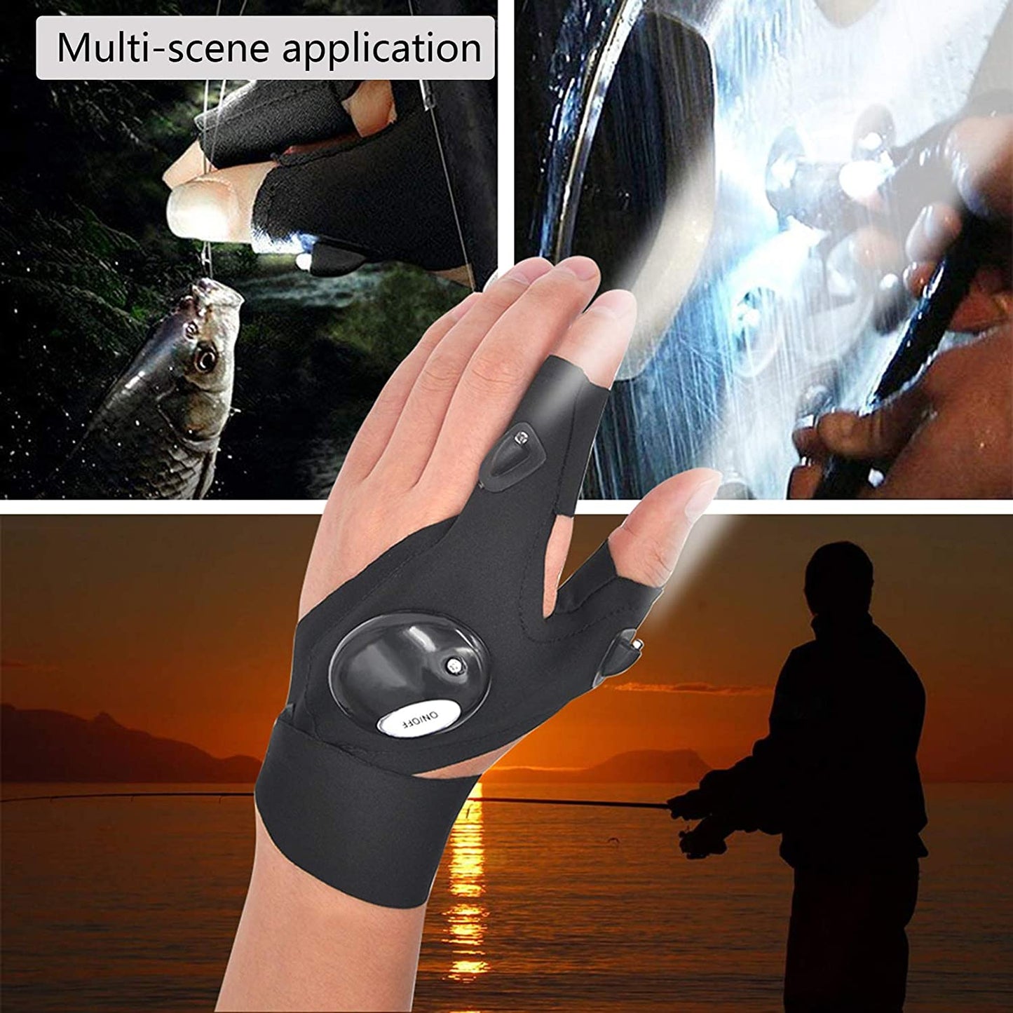 Outdoor Survival Led Gloves